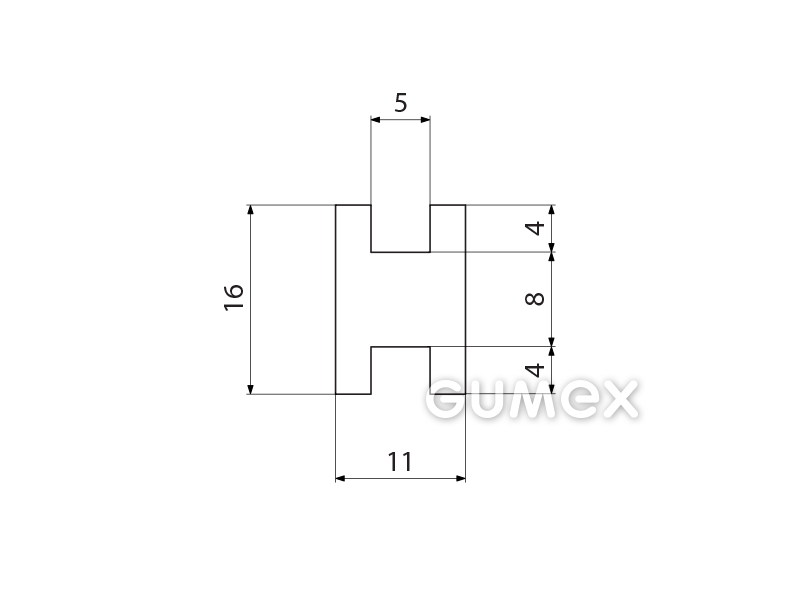 SILIKONPROFILE H-FORM